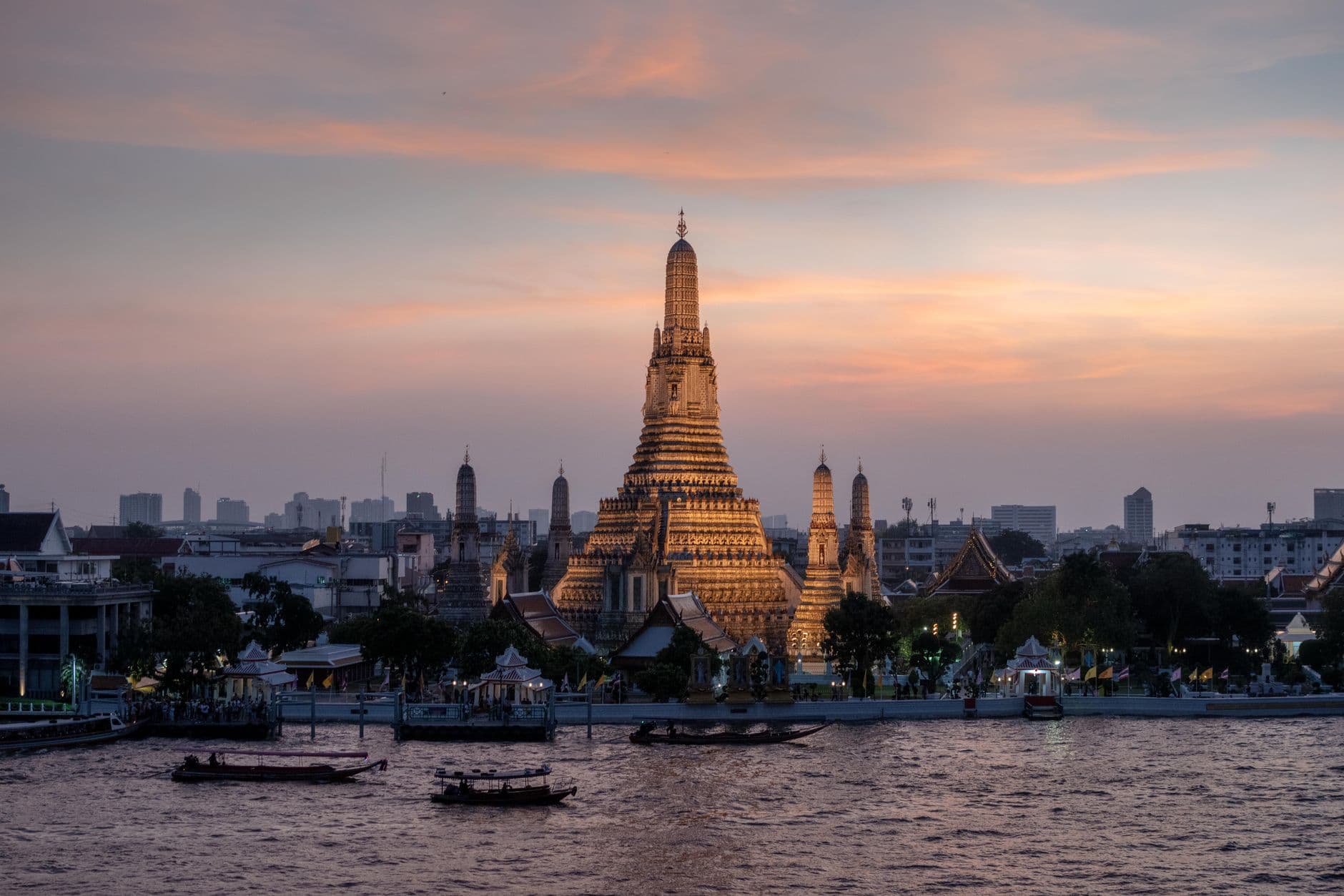 Templo tradicional en Asia