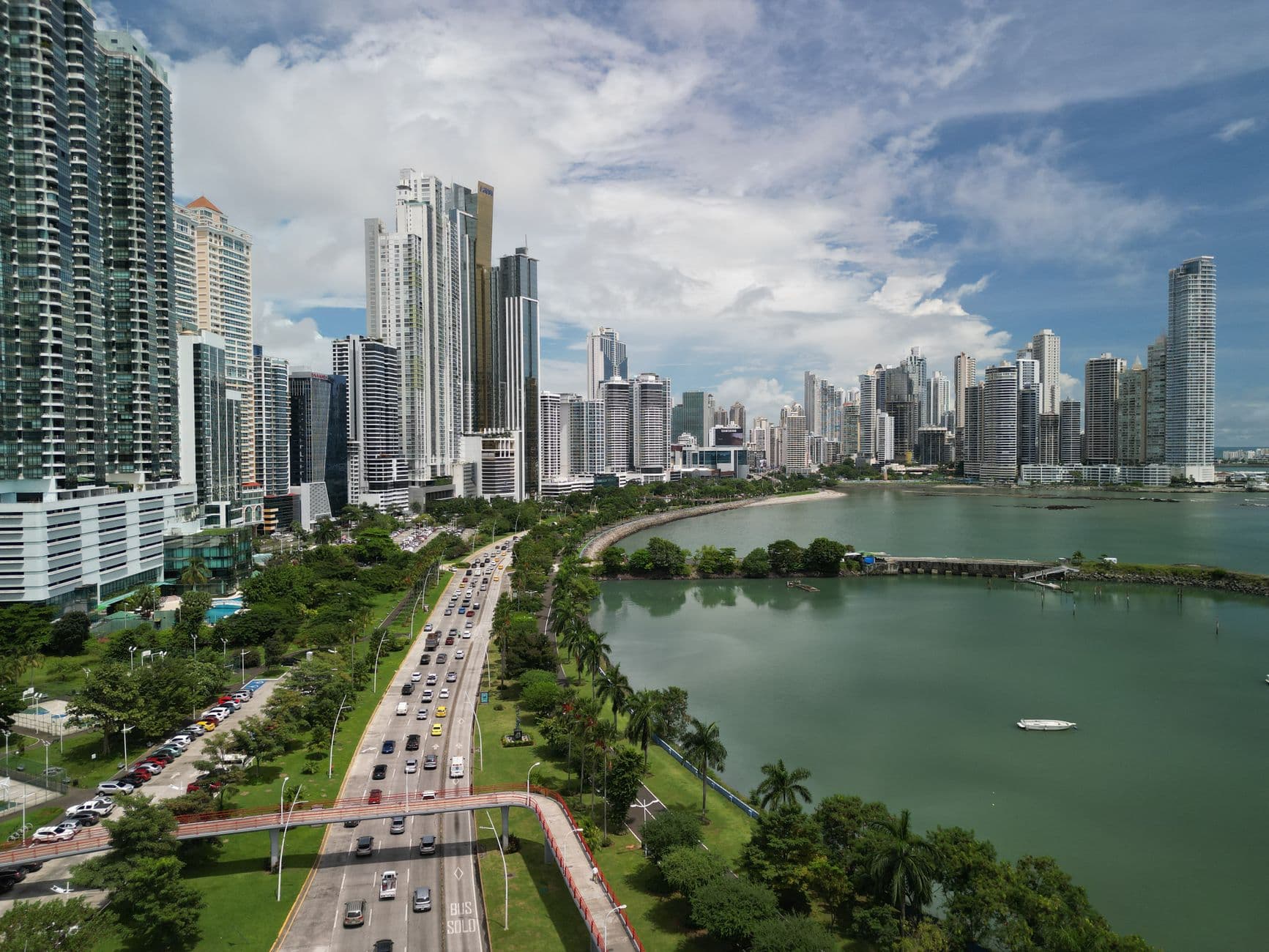 Vista aérea de Ciudad de Panamá
